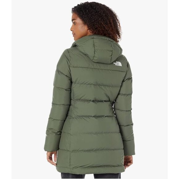 The North Face NWT Gotham Parka Thyme XS Coat Jacket 500 Fill - Picture 2 of 4